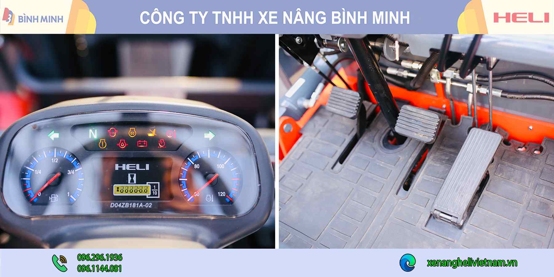 Chi Tiết Trên Xe Nâng Dầu 2,5 Tấn K2