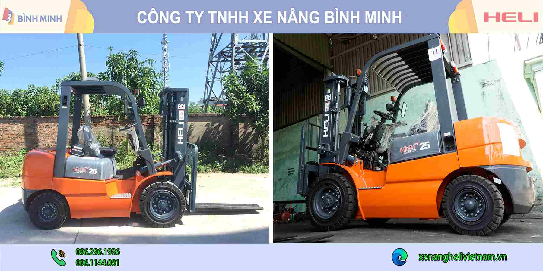 Xe Nâng Dầu 2,5 Tấn H2000