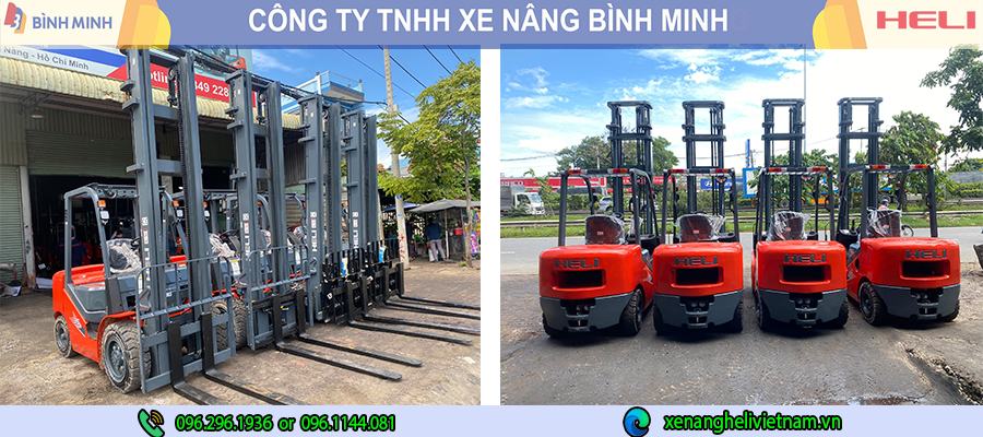 Xe Nâng Dầu 3,5 Tá Tại Kho Heli Bình Minh