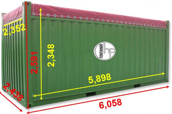 Kích Thước Container 40 Feet Open Top 