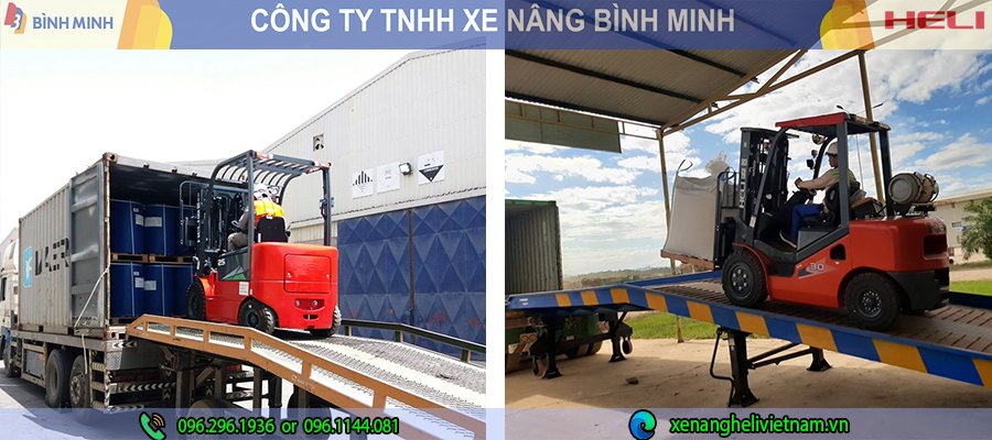 Một Số Mẫu Xe Nâng Chui Container