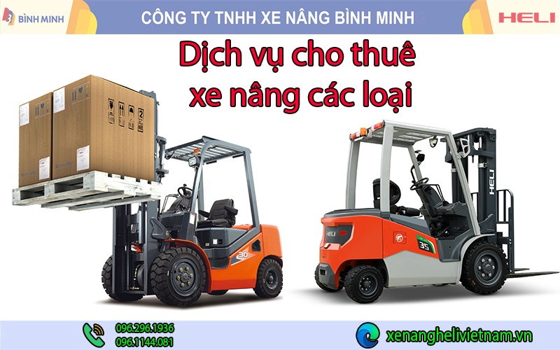 Dịch Vụ Cho Thuê Xe Nâng 3 tấn Tại Hùng Cường Move