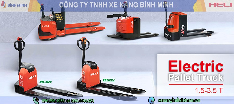 Các Mẫu Xe Nâng Tay Thấp 2 Tấn Heli