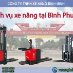 Xe Nâng Tại Bình Phước