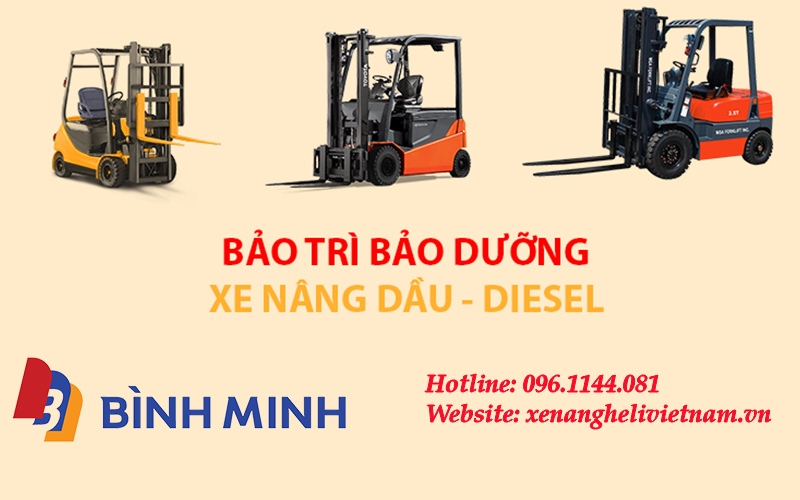 Quy Trình Bảo Dưỡng Xe Nâng Dầu