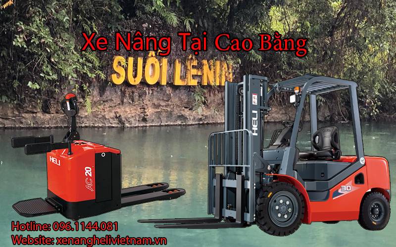 Xe nâng tại Cao Bằng