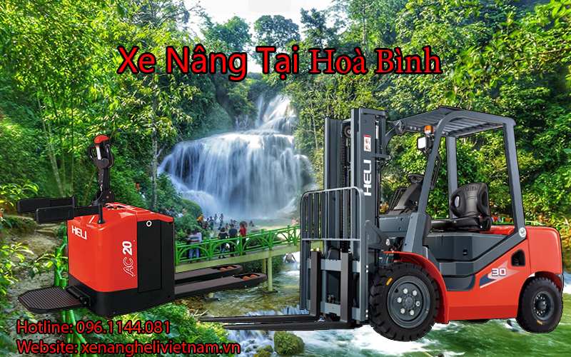 Xe nâng tại Hoà Bình