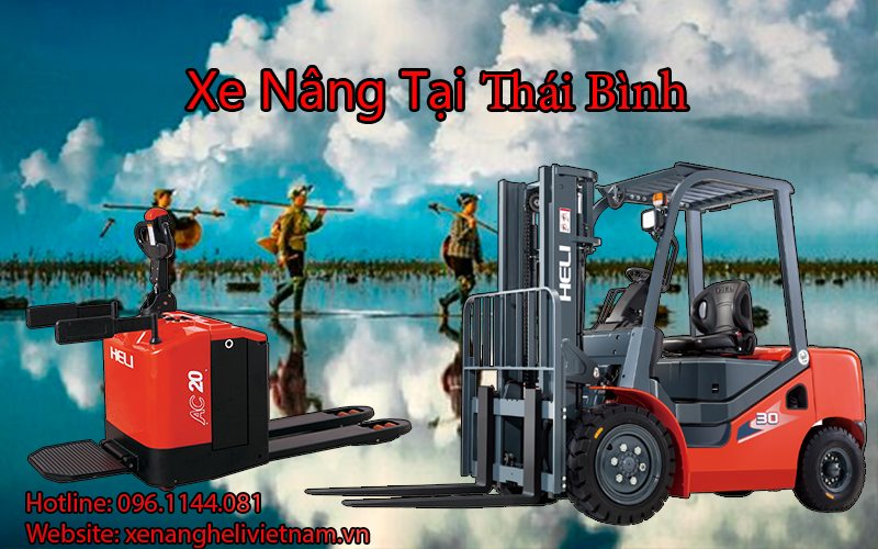 Xe nâng tại Thái Bình