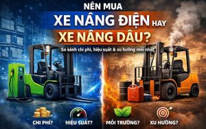 nen mua xe nang dien hay xe nang dau